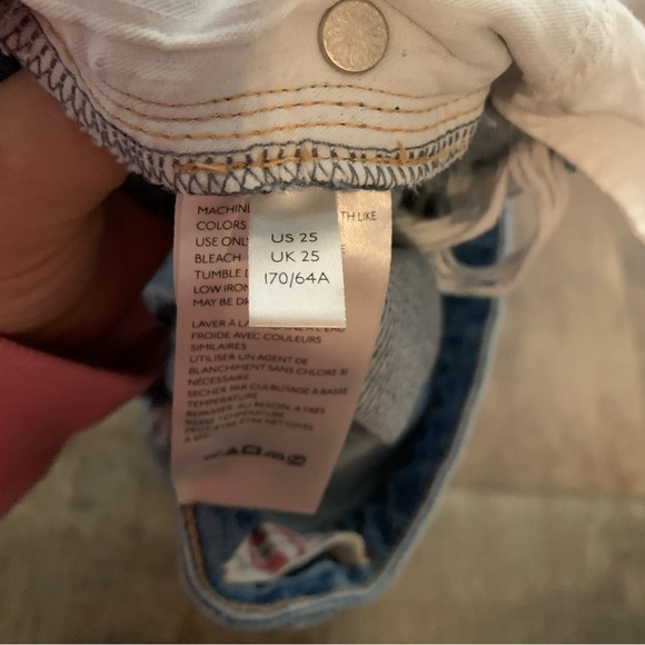 Free People we the Free high waist distressed shorts - Picture 7 of 7